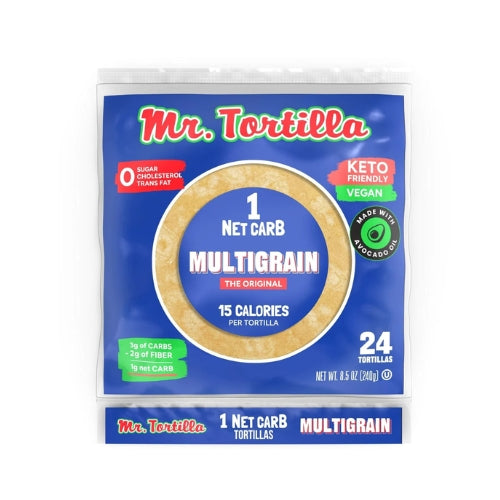 Mr Tortilla 1 Net Carb Multigrain Tortillas (24) - 240g
