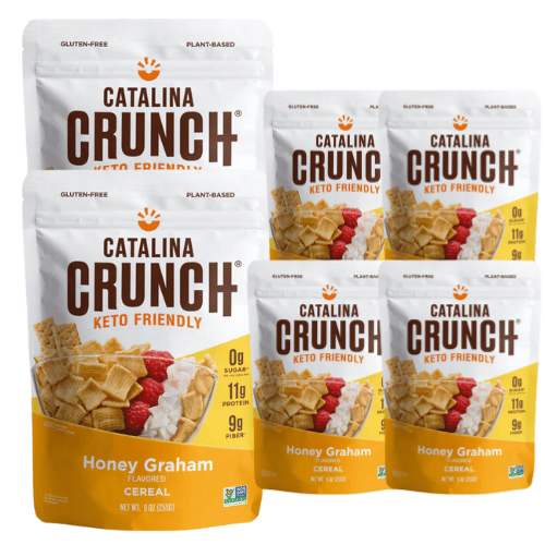 Bulk Catalina Crunch Keto Cereal - Honey Graham Flavour 255g x 6
