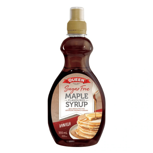 Queen Sugar Free Vanilla Maple Flavoured Syrup - 355ml