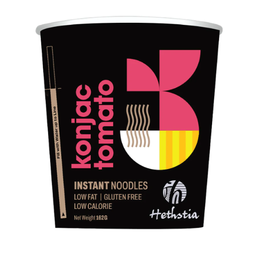 Hethstia Instant Konjac Noodles - Tomato 160g