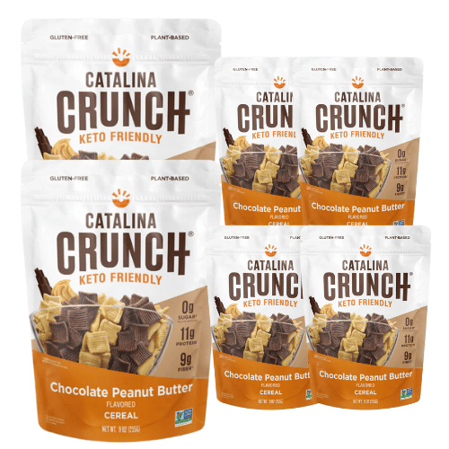 Bulk Catalina Crunch Keto Cereal - Chocolate Peanut Butter 255g x 6