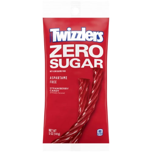 Twizzlers Zero Sugar Strawberry Flavored Twists 141g Low Carb Emporium Australia