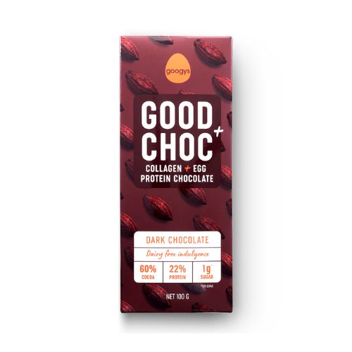 Googys Good Choc+ Dark Chocolate - 100g