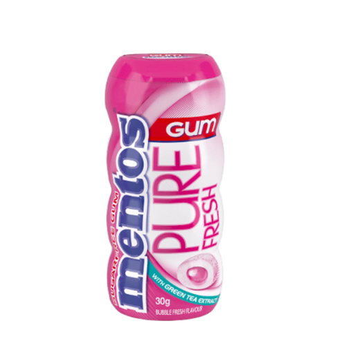 Mentos Pure Fresh Sugar Free Chewing Gum - Bubble Gum - 30g