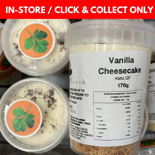 Palena Fresh Single Serve Cheesecake 170g - Vanilla - Avaliable Instore and Click and Collect