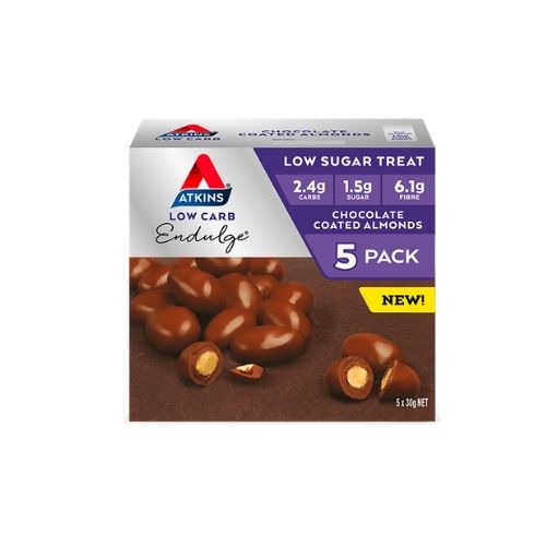 Atikins Low Carb Endulge Chocolate Coated Almonds - 5 pack