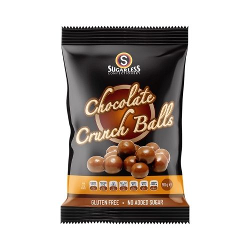Sugarless Confectionery Chocolate Coated Crunch Balls