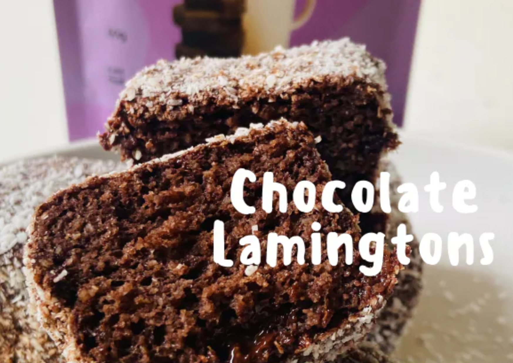 NEW RECIPE: Low Carb Chocolate Lamingtons