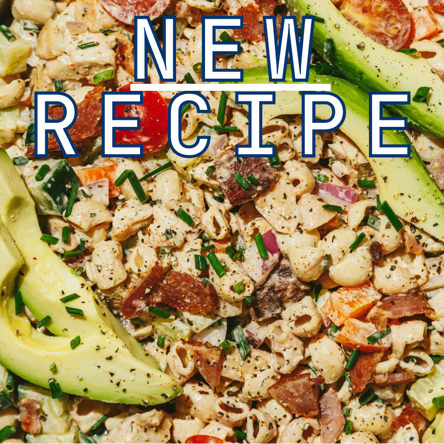 NEW RECIPE: Blackened Ranch Pasta Salad. Recipe by @kaizenfoodco