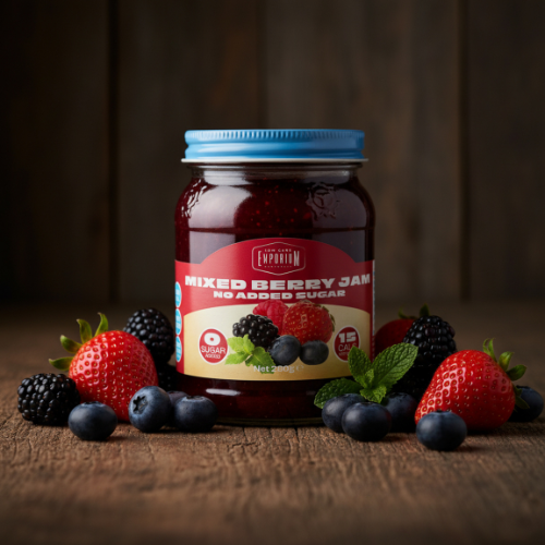 Low Carb Emporium No Added Sugar Mixed Berry Jam - 280g