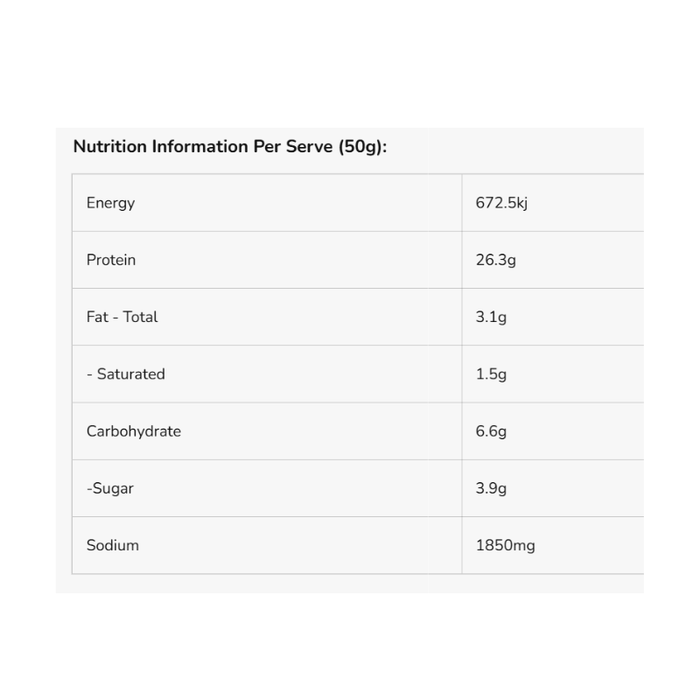The Jerky Co - Chilli Jerky - 50g