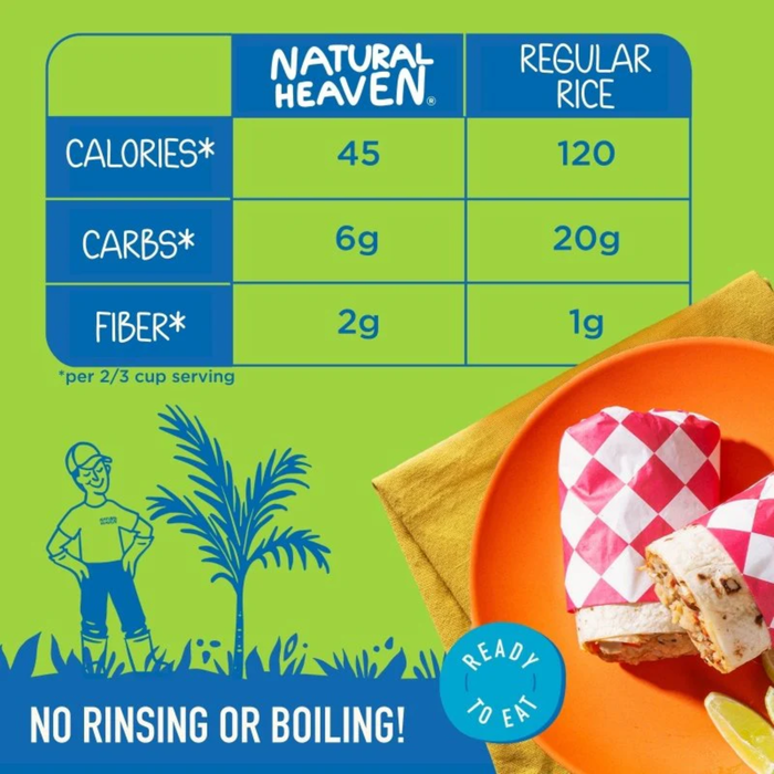Natural Heaven Heart of Palm Mediterranean Style Rice - 255g (net)