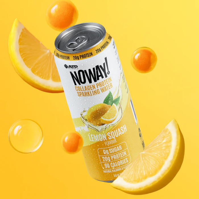 NOWAY Collagen Protein Sparkling Water - Lemon Squash (355ml)