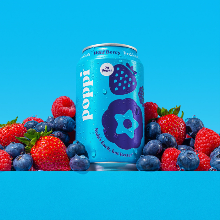Poppi Wild Berry - 355mL