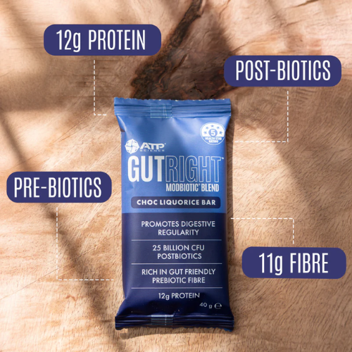 ATP GutRight Choc Licorice Bar - 40g