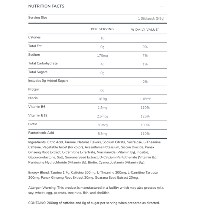 Alani Nu Energy - Hawaiian Shaved Ice Energy Sticks 10pk