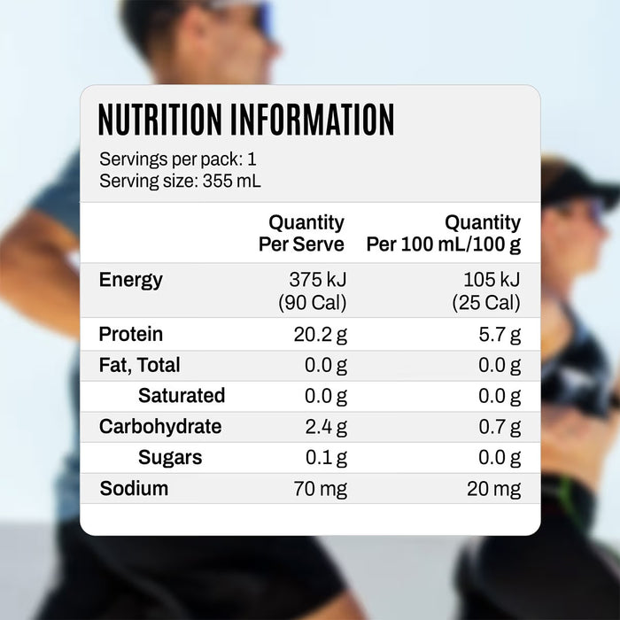 NOWAY Collagen Protein Sparkling Water - Kiwi Apple (355ml)