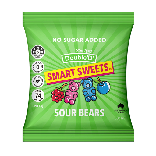 Double ‘D’: Smart Sweets™&nbsp;Sour Gummies 50gm
