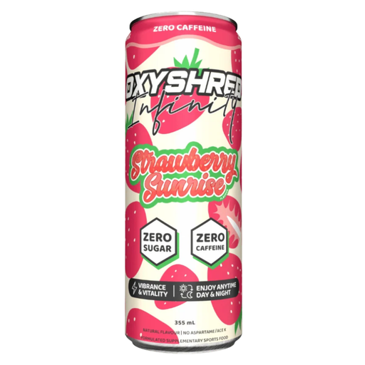 EHP Labs OxyShred Infinity Caffeine-Free Drink - Strawberry Sunrise - 355mL