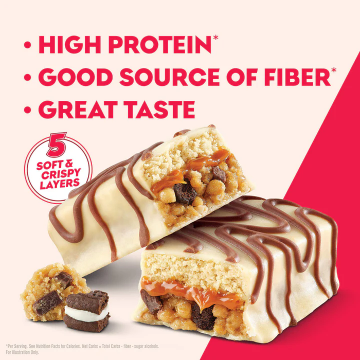 Atkins High Protein Bars - Cookie Fusion - 4 bar pack (240g)