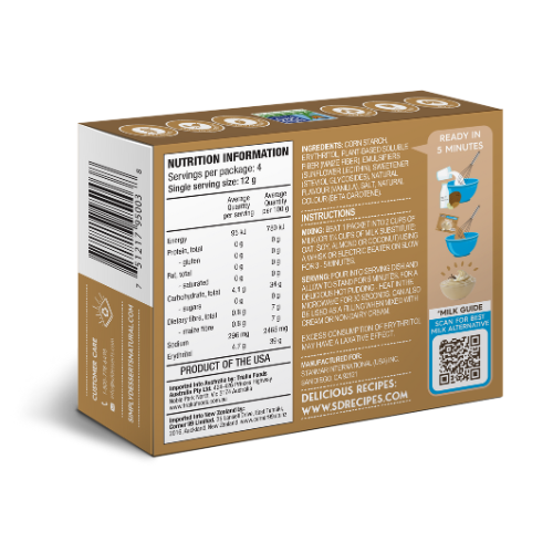 Simply Desserts Instant Pudding & Pie Filling - Vanilla 48gm