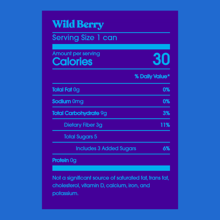 Poppi Wild Berry - 355mL