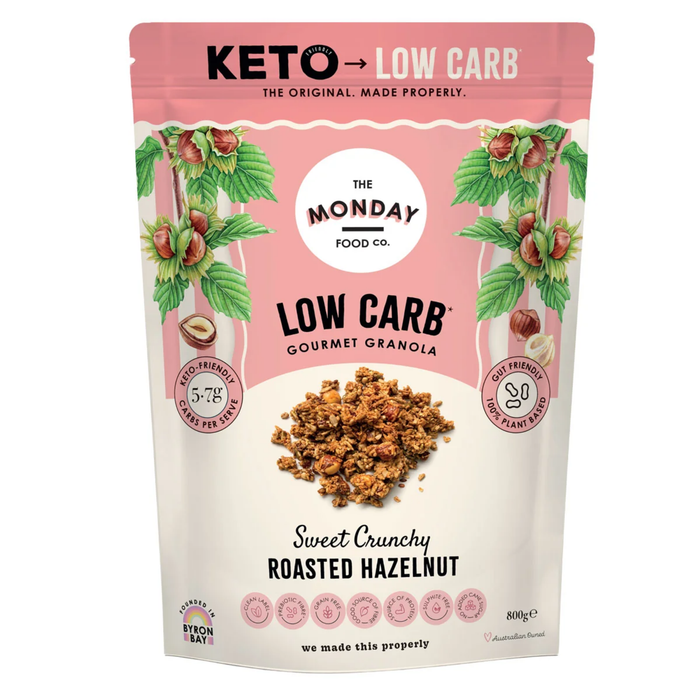 The Monday Food Co Crunchy Roast Hazelnut - Keto Granola - 800gm