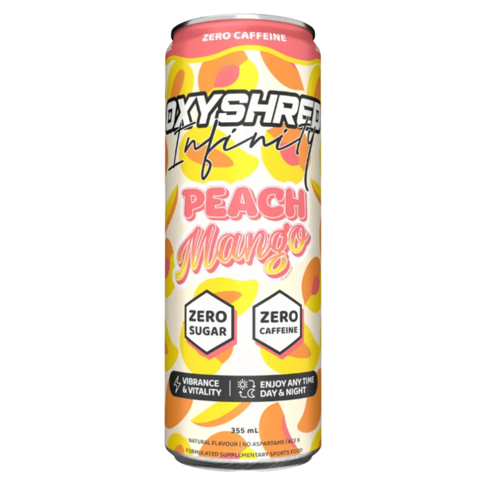 EHP Labs OxyShred Infinity Caffeine-Free Drink - Peach Mango - 355mL