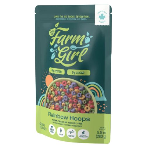 Farm Girl Keto Cereal - Rainbow Hoops 280g - Limit 1 per order