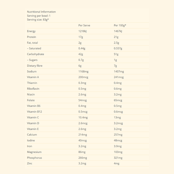 Wholesome Bowl Classic Beef Protein Noodles in a bowl - 83g