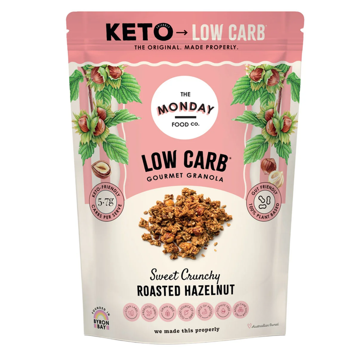 The Monday Food Co Crunchy Roast Hazelnut - Keto Granola - 300gm