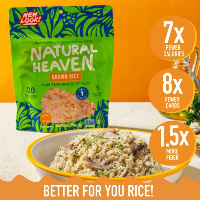 Natural Heaven Heart of Palm Brown Rice Style - 255g (net)