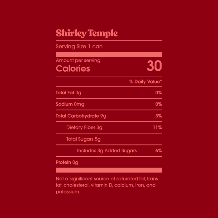 Poppi Shirley Temple Flavour - 355mL