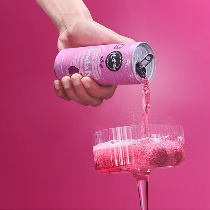 Remedy Sodaly Raspberry 250mL