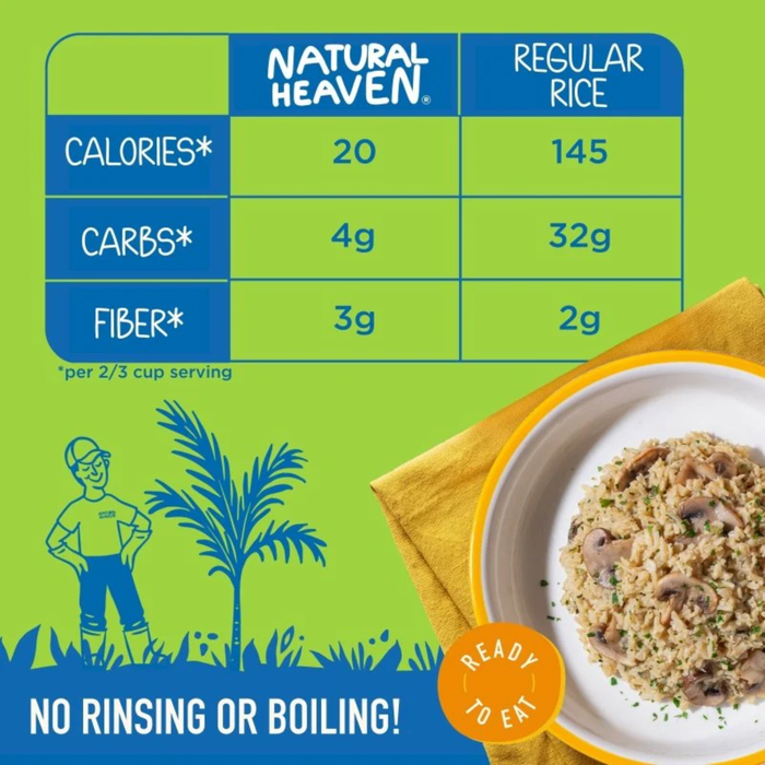 Natural Heaven Heart of Palm Brown Rice Style - 255g (net)