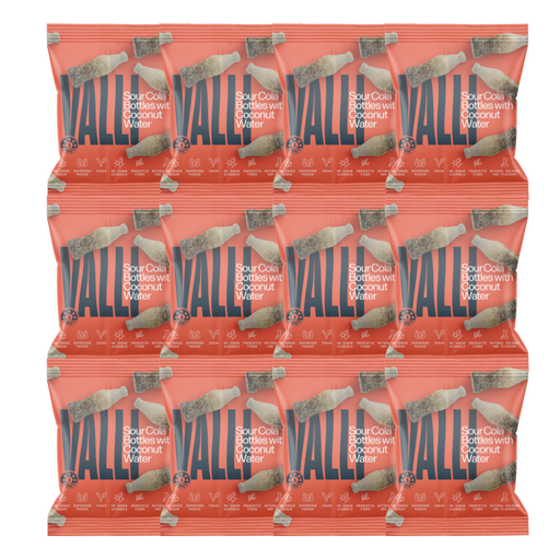 Bulk Valli Sour Cola Gummy Lollies - 50g x 12