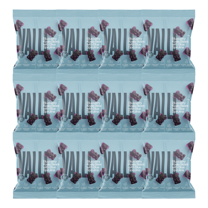 Bulk Valli Blueberry Gummy Lollies - 50g x 12