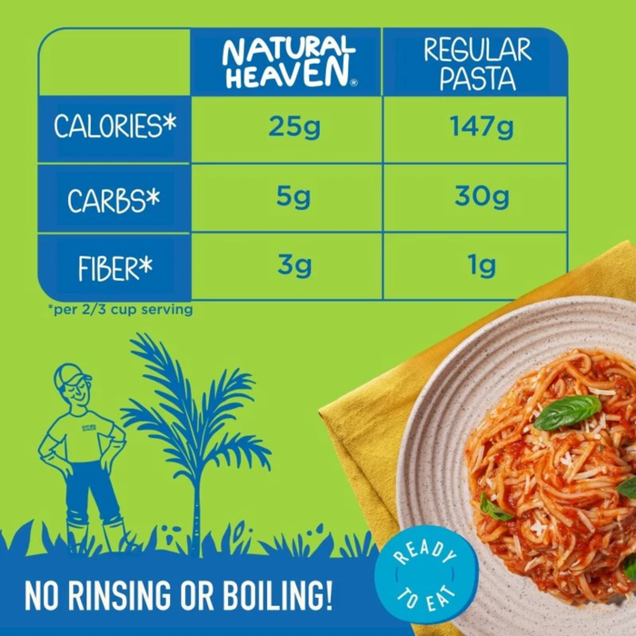 Natural Heaven Heart of Palm Spaghetti - 255g (net)
