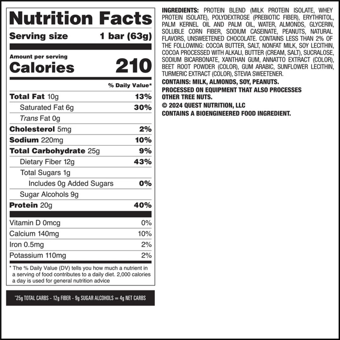 Quest Crispy Protein Bar - Cookies & Cream - 52g
