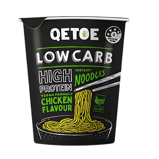 Qetoe Low Carb High Protein Instant Cup Noodle - Chicken Flavour