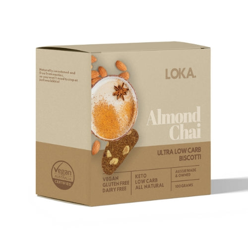 LOKA Almond Chai Biscuits 100g