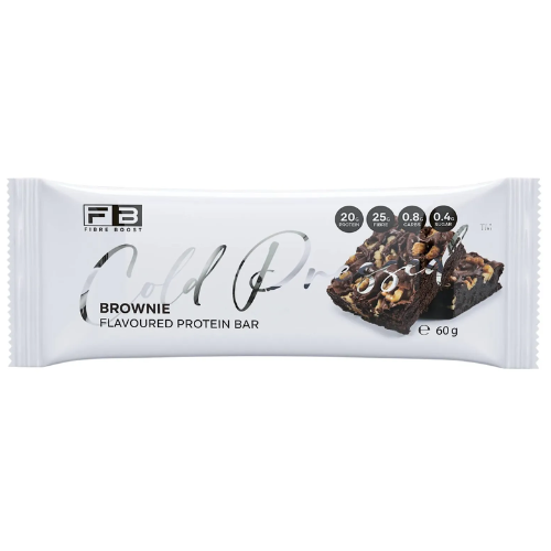 FIBRE BOOST Cold Pressed Protein Bar - Brownie 60g
