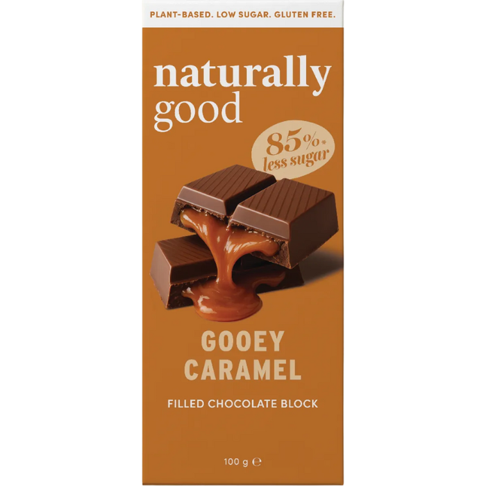 Naturally Good Gooey Caramel Filled Chocolate Block