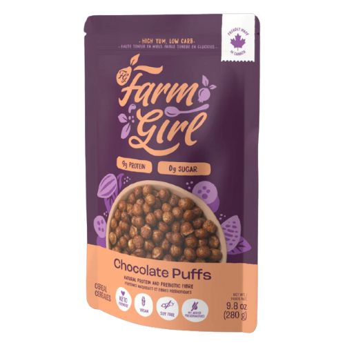 Farm Girl Keto Cereal - Chocolate Puffs 280g
