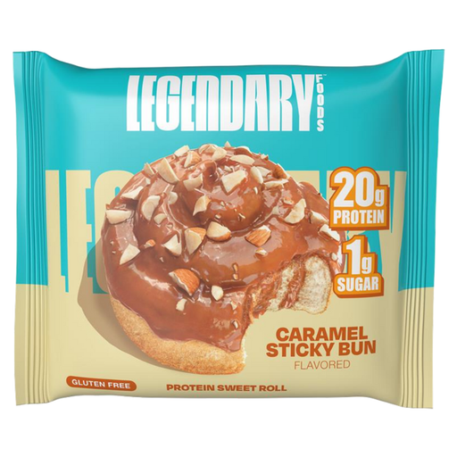 Legendary Foods Caramel Sticky Bun Flavoured Protein Sweet Roll- 65g