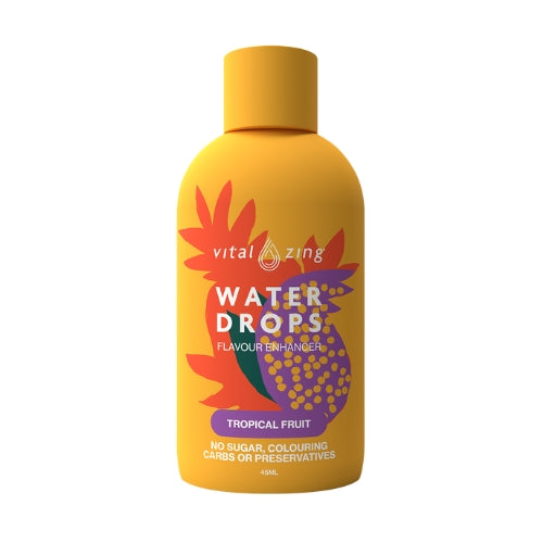 VITAL ZING Tropical Flavouring Water Drops - 40 serves (NEW LOOK PACK - SAME GREAT TASTE)