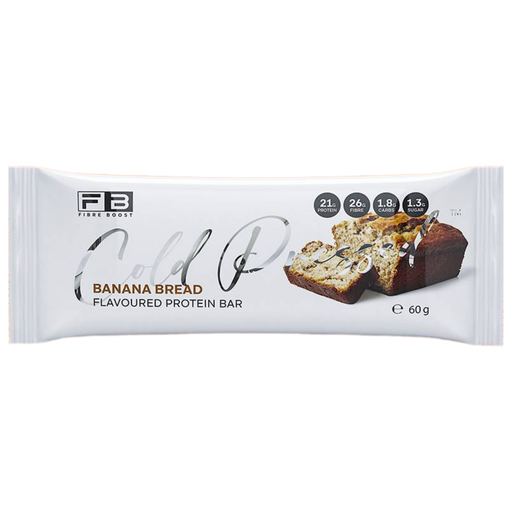 FIBRE BOOST Cold Pressed Protein Bar - Banana Bread Flavour 60g