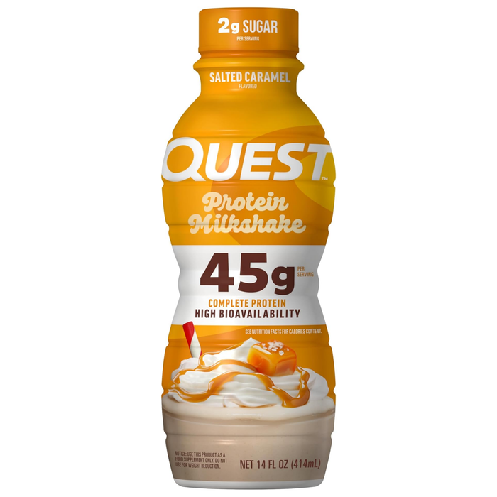 Quest - Protein Milk Shake 45g protein - Salted Caramel - 414mL