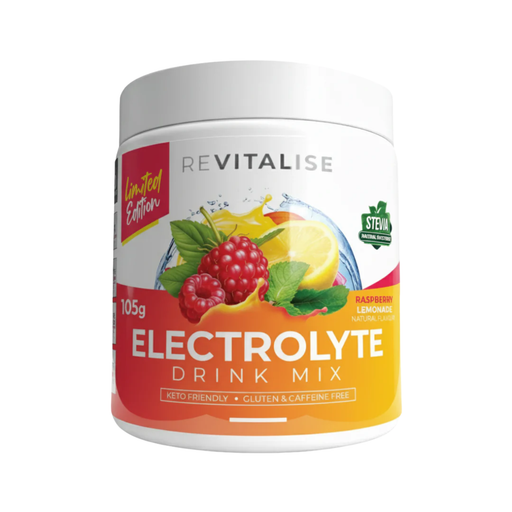 ReVitalise Electrolyte Drink Mix - Raspberry Lemonade Tub 30 serves