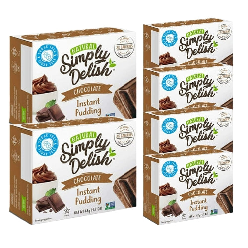 Bulk Simply Delish Instant Pudding & Pie Filling - Chocolate 48gm x 6 (case)